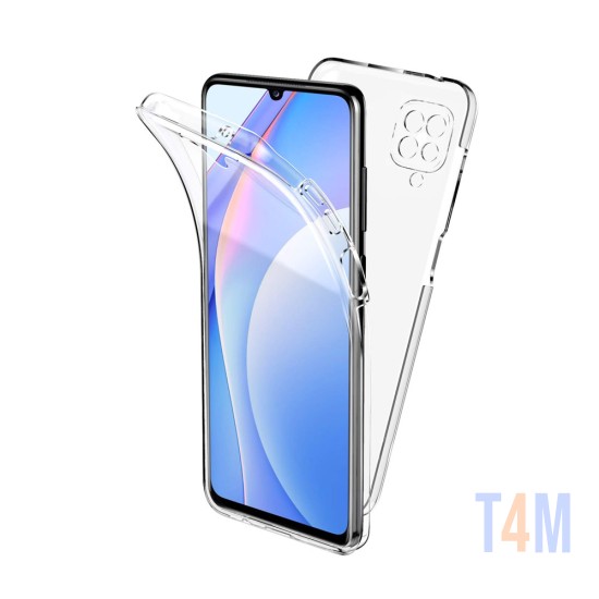 360º Silicon Case with Camera Shield for Samsung Galaxy A12 5g Transparent